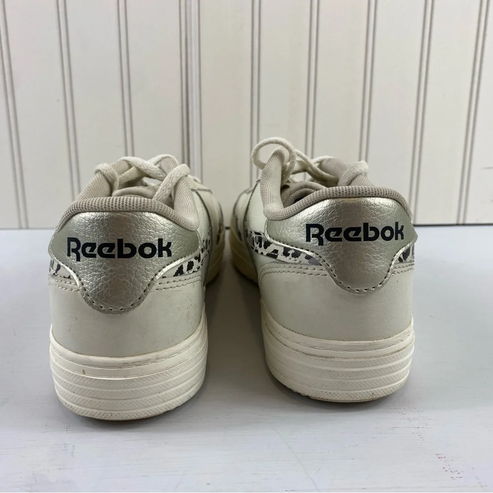 Reebok Women's Club Memt Bold‎ H02786 Beige Leopard Print Sneaker Shoes Size 7.5